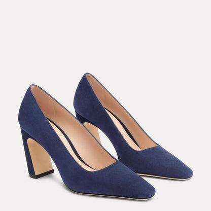 Stassi Pump 85 - Nice Blue Suede
