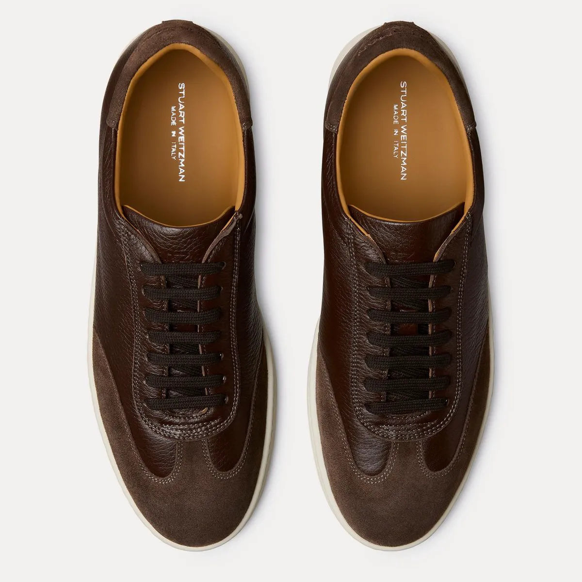 Men's Banner Sneaker - Espresso Brown Leather & Suede