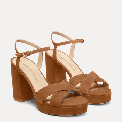 Dayna Platform Sandal 110 - Bridle Brown Suede