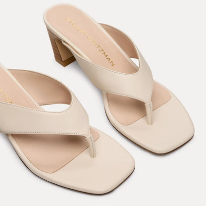 Stassi Thong Sandal 50 - Linen Leather