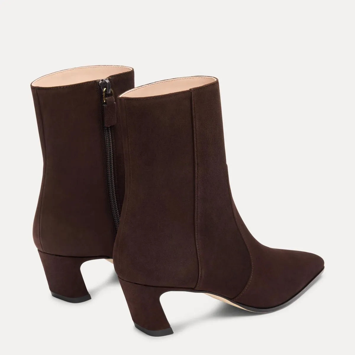 Stassi Zip Bootie 50 - Midnight Espresso Suede
