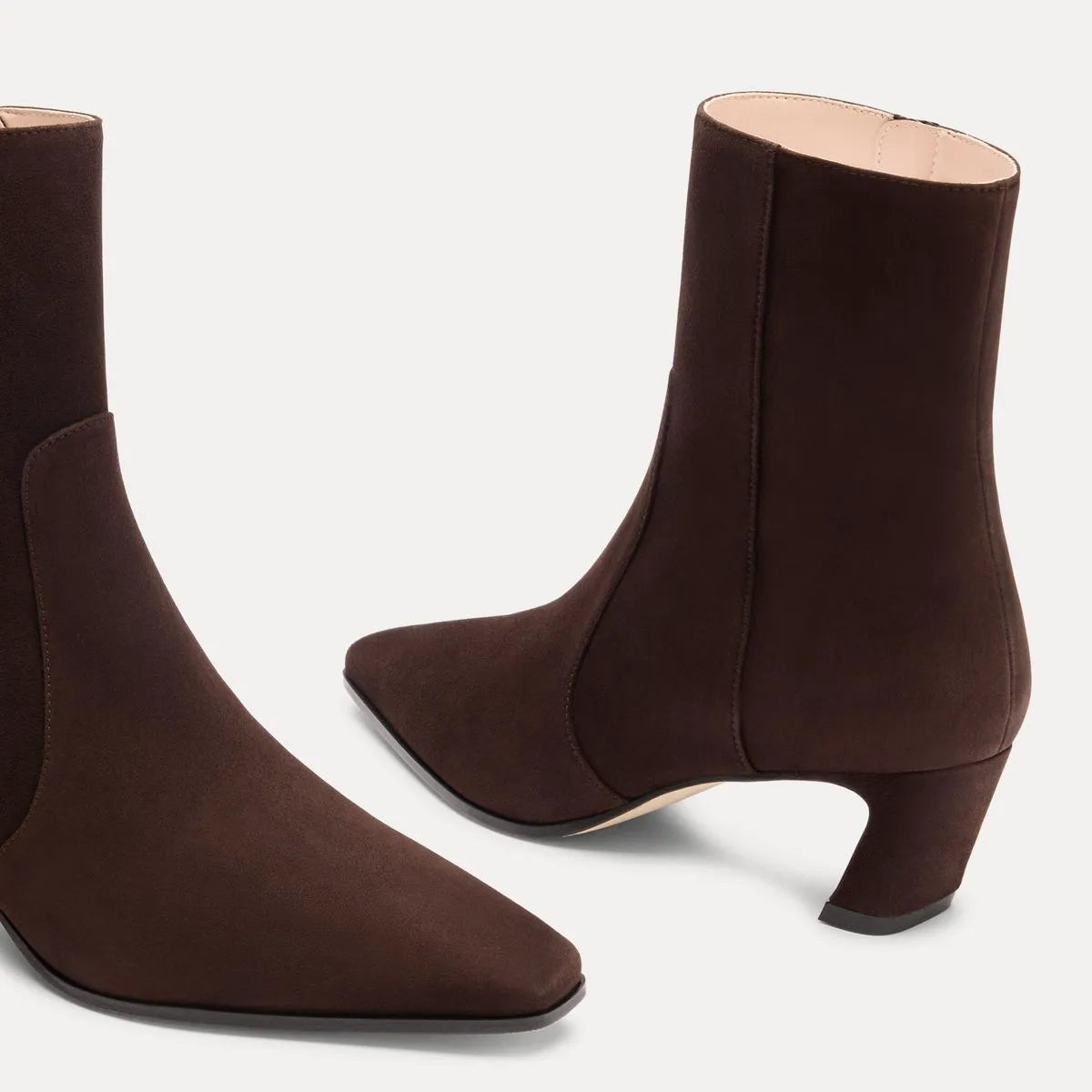 Stassi Zip Bootie 50 - Midnight Espresso Suede
