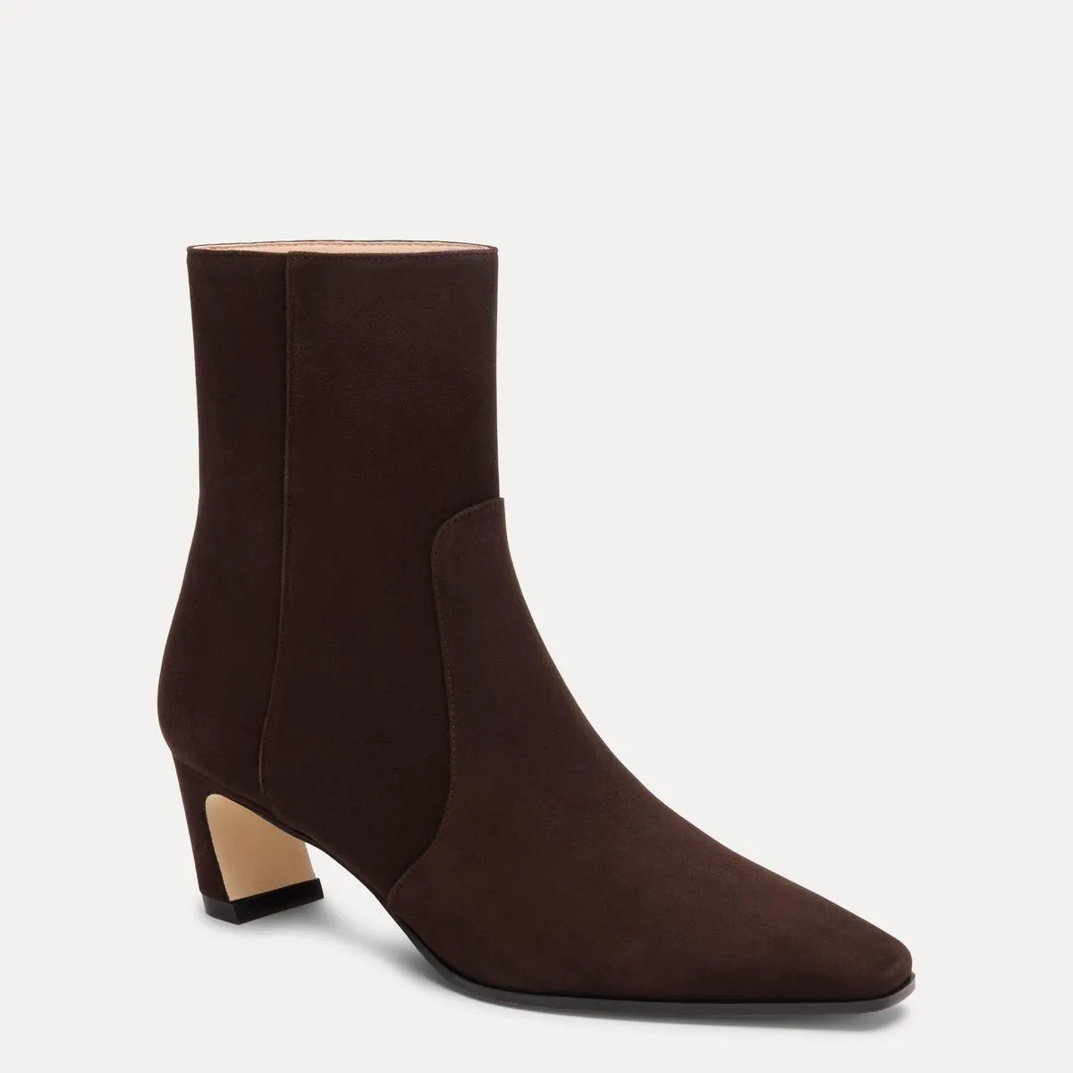 Stassi Zip Bootie 50 - Midnight Espresso Suede