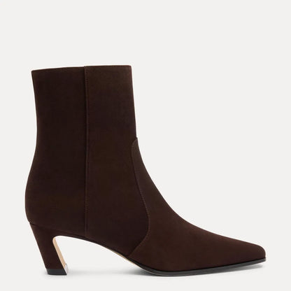 Stassi Zip Bootie 50 - Midnight Espresso Suede