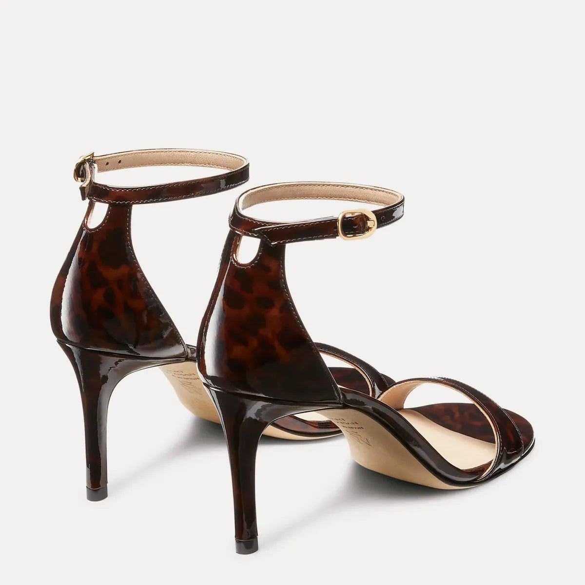 Nudist II Sandal 75 - Tortoise Brown Leather