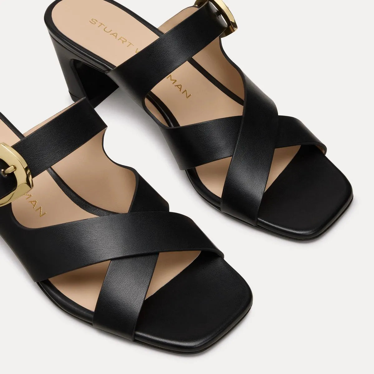 Sai Slide Sandal 50 - Black Leather