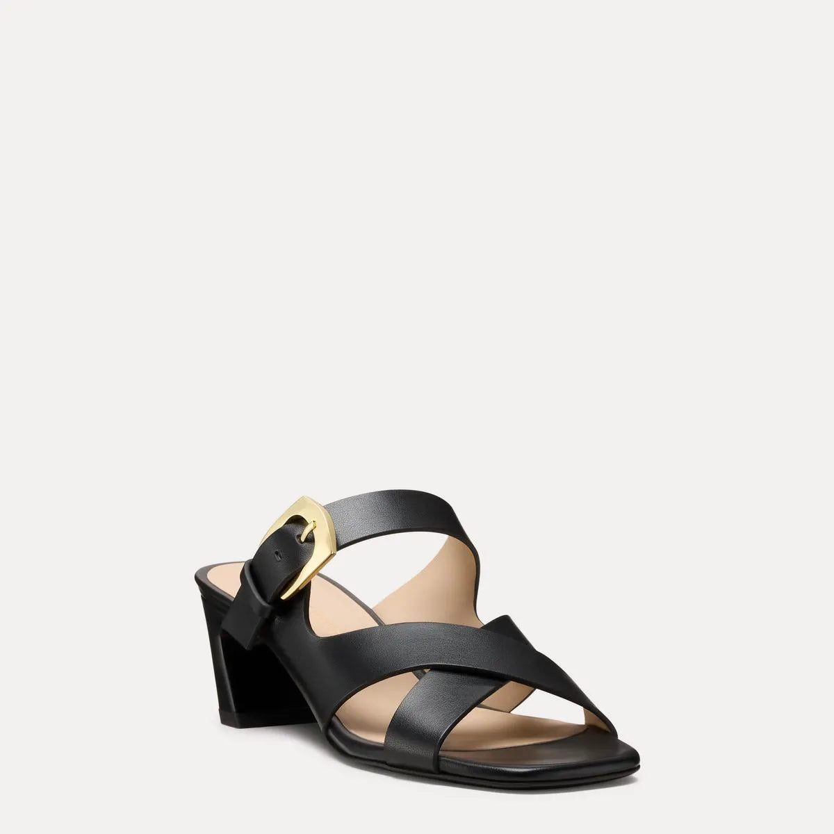 Sai Slide Sandal 50 - Black Leather