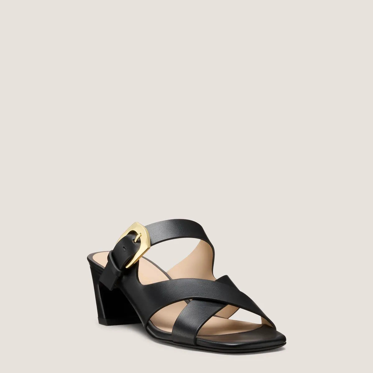 Sai Slide Sandal 50 - Black Leather