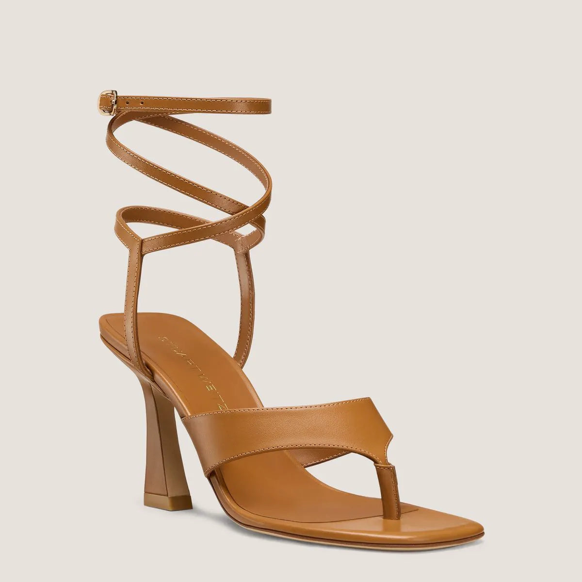 Vinnie Wrap Thong Sandal 85 - Boho Tan Leather