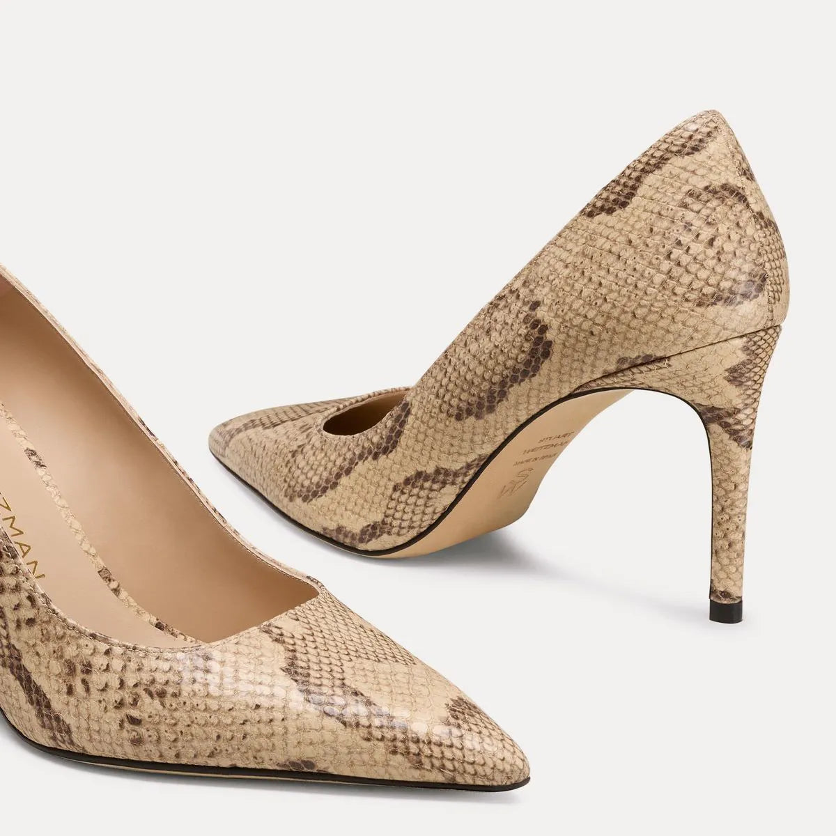 Stuart Power Pump 85 - Adobe Beige Leather