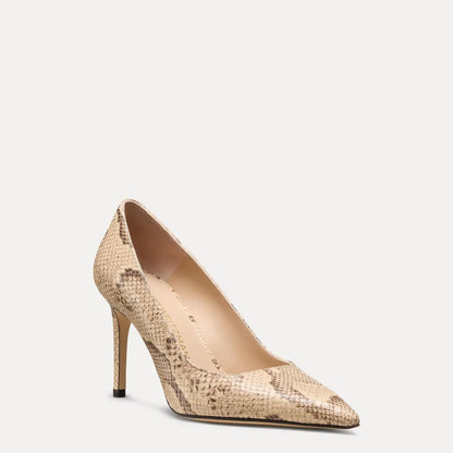 Stuart Power Pump 85 - Adobe Beige Leather