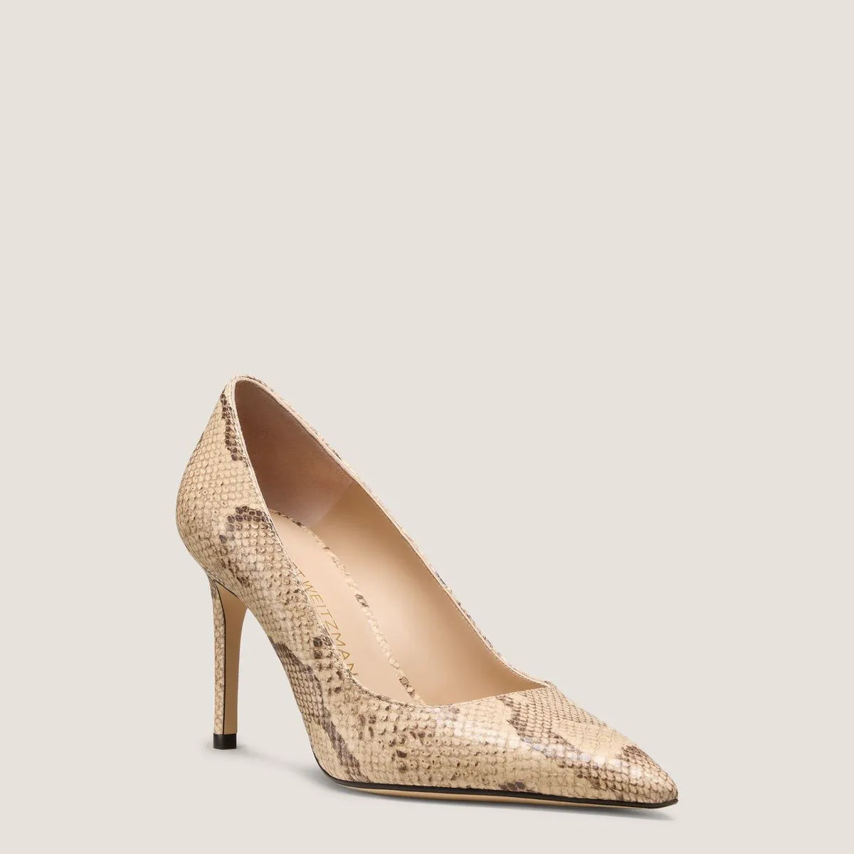 Stuart Power Pump 85 - Adobe Beige Leather