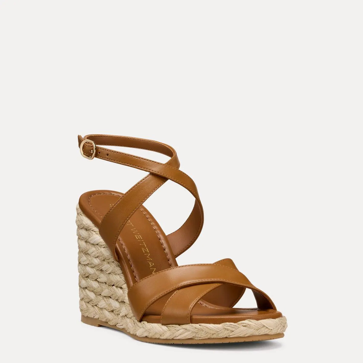 Alyssa Wedge Sandal - Boho Tan Brown Leather