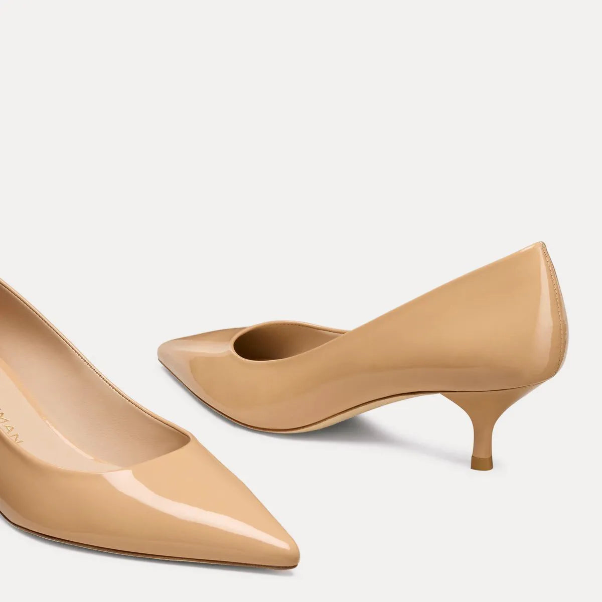 Stuart Power Pump 50 - Adobe Beige Patent Leather