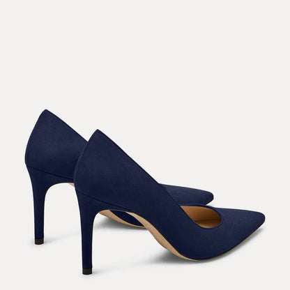 Stuart Power Pump 85 - Navy Blue Suede