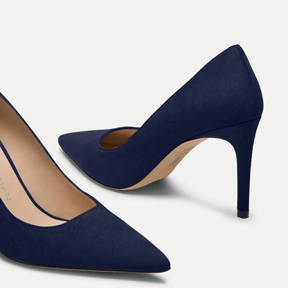 Stuart Power Pump 85 - Navy Blue Suede