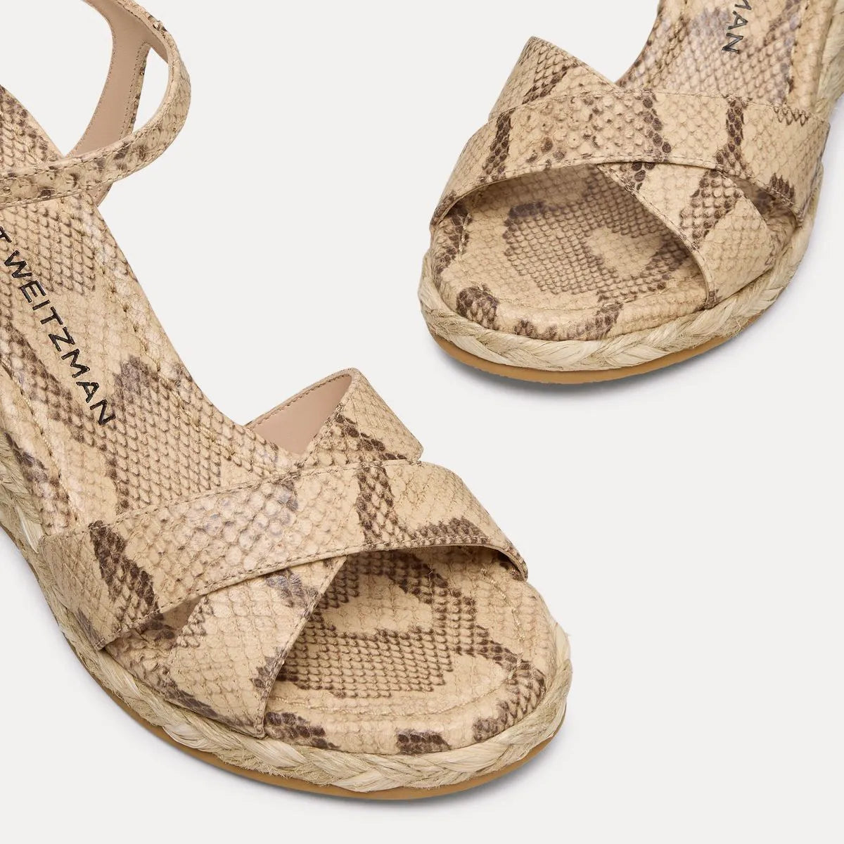 Dayna Espadrille Wedge Sandal - Adobe Beige Leather