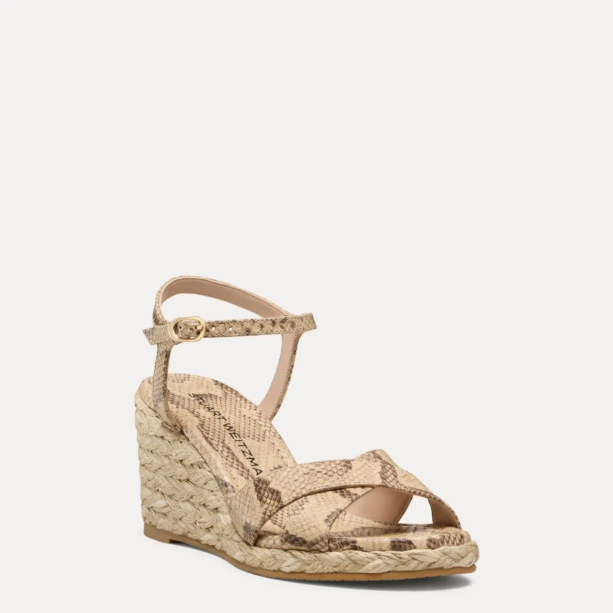 Dayna Espadrille Wedge Sandal - Adobe Beige Leather