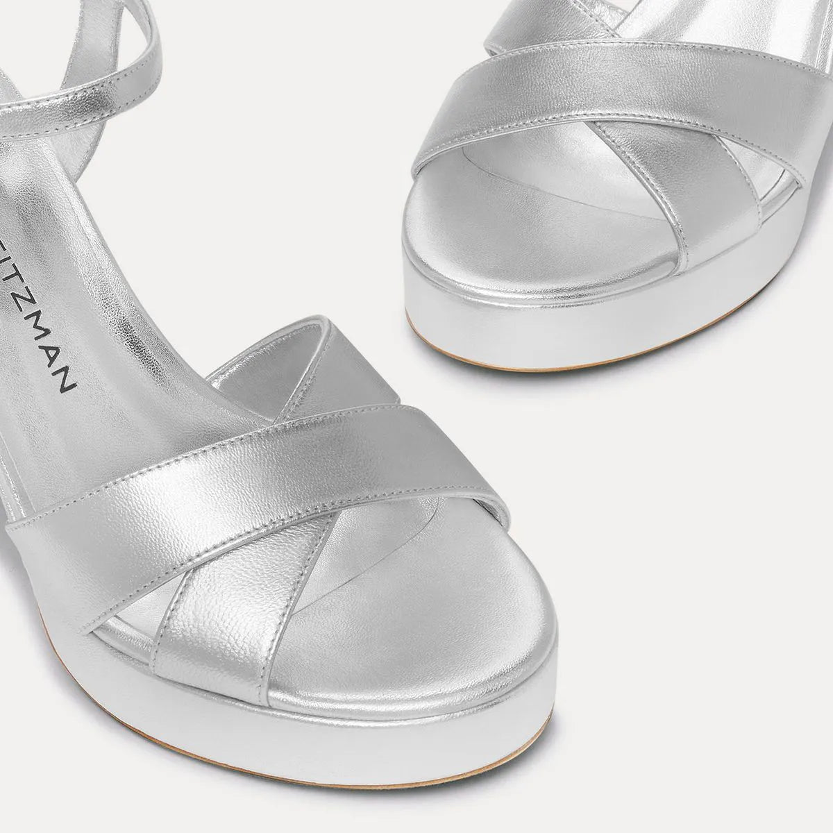 Dayna Platform Sandal 110 - Silver Leather