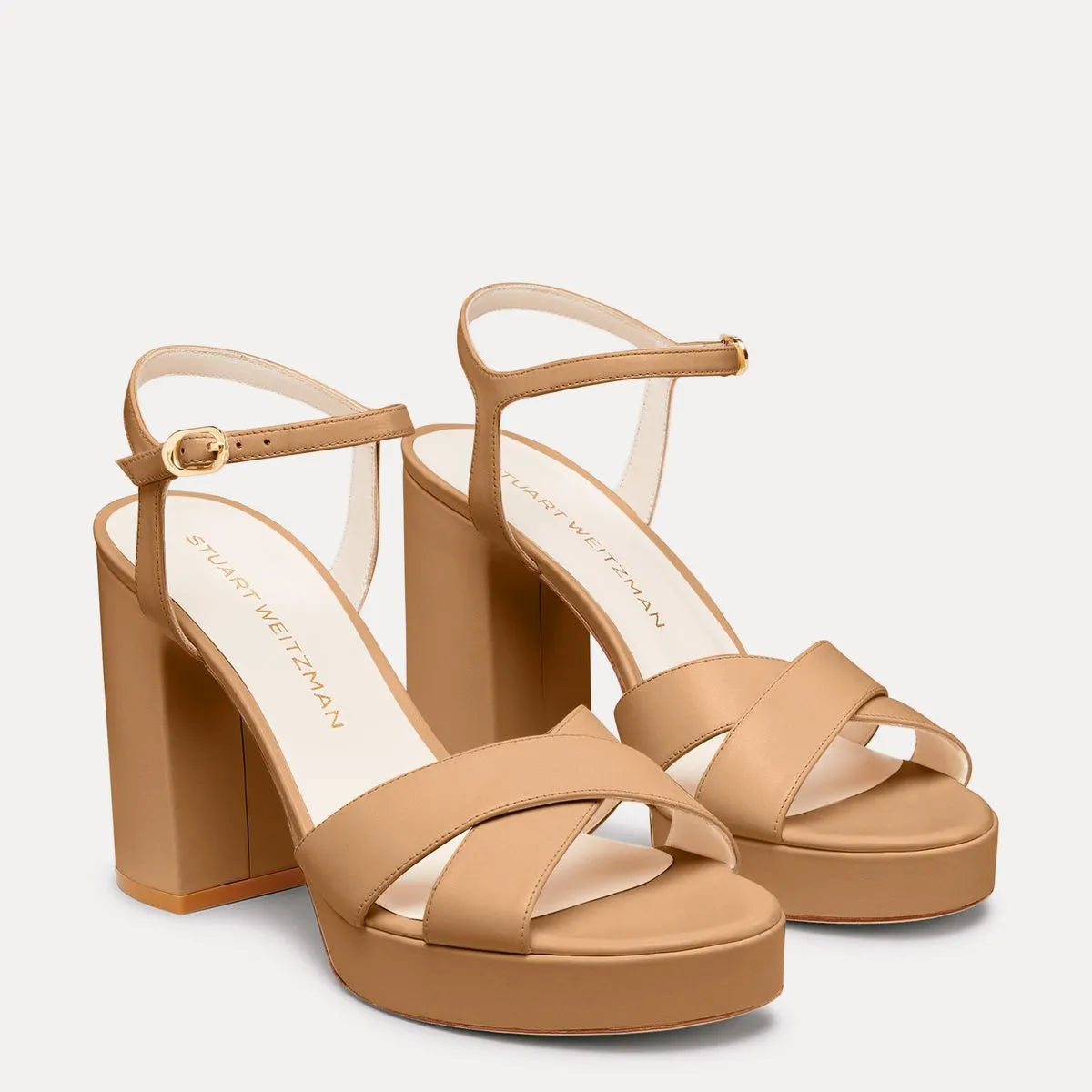 Dayna Platform Sandal 110 - Adobe Beige Leather