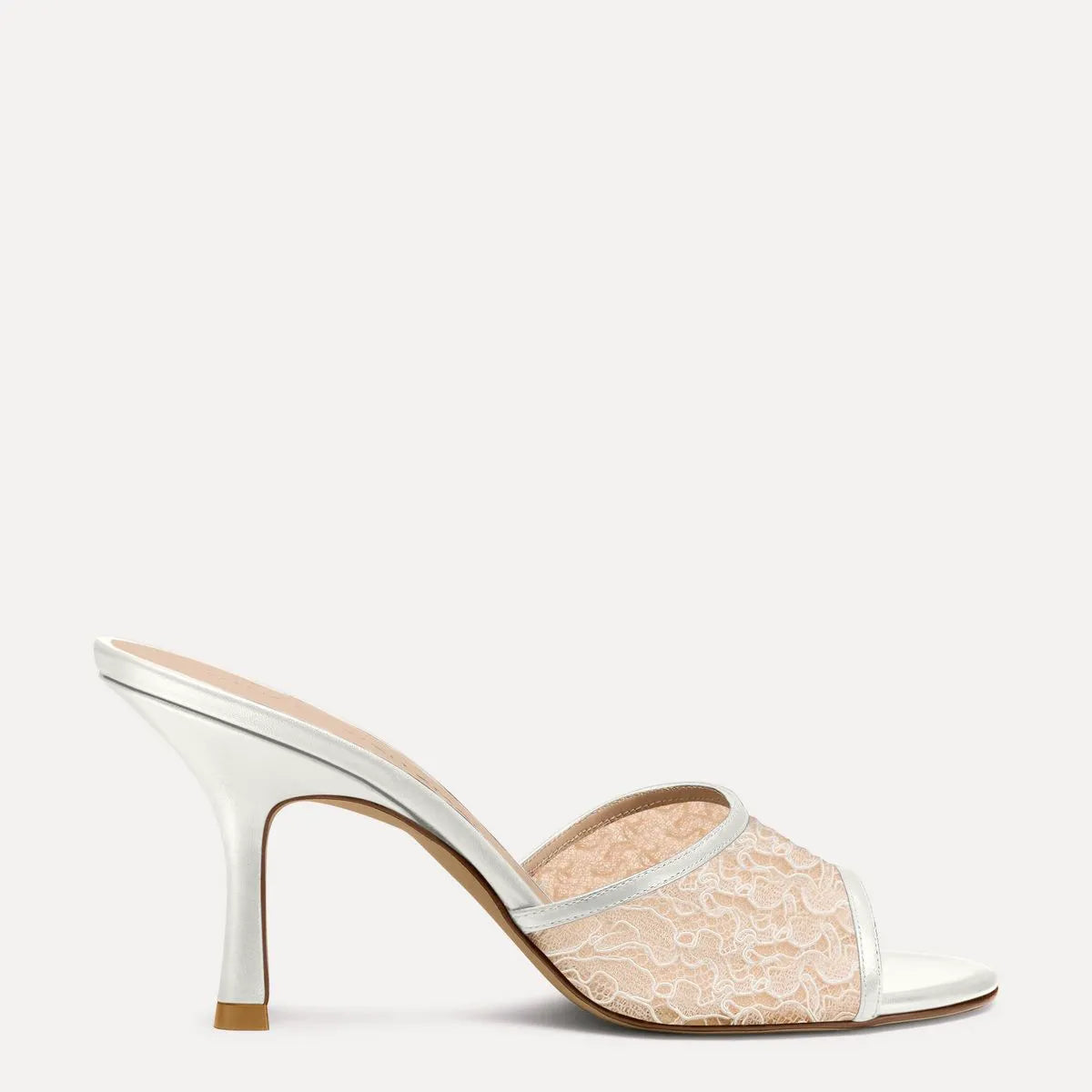 Bareitall Slide Sandal 85 - Blanco/Beige Leather