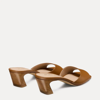 Stassi Slide Sandal 50 - Boho Tan/Camel Brown Leather