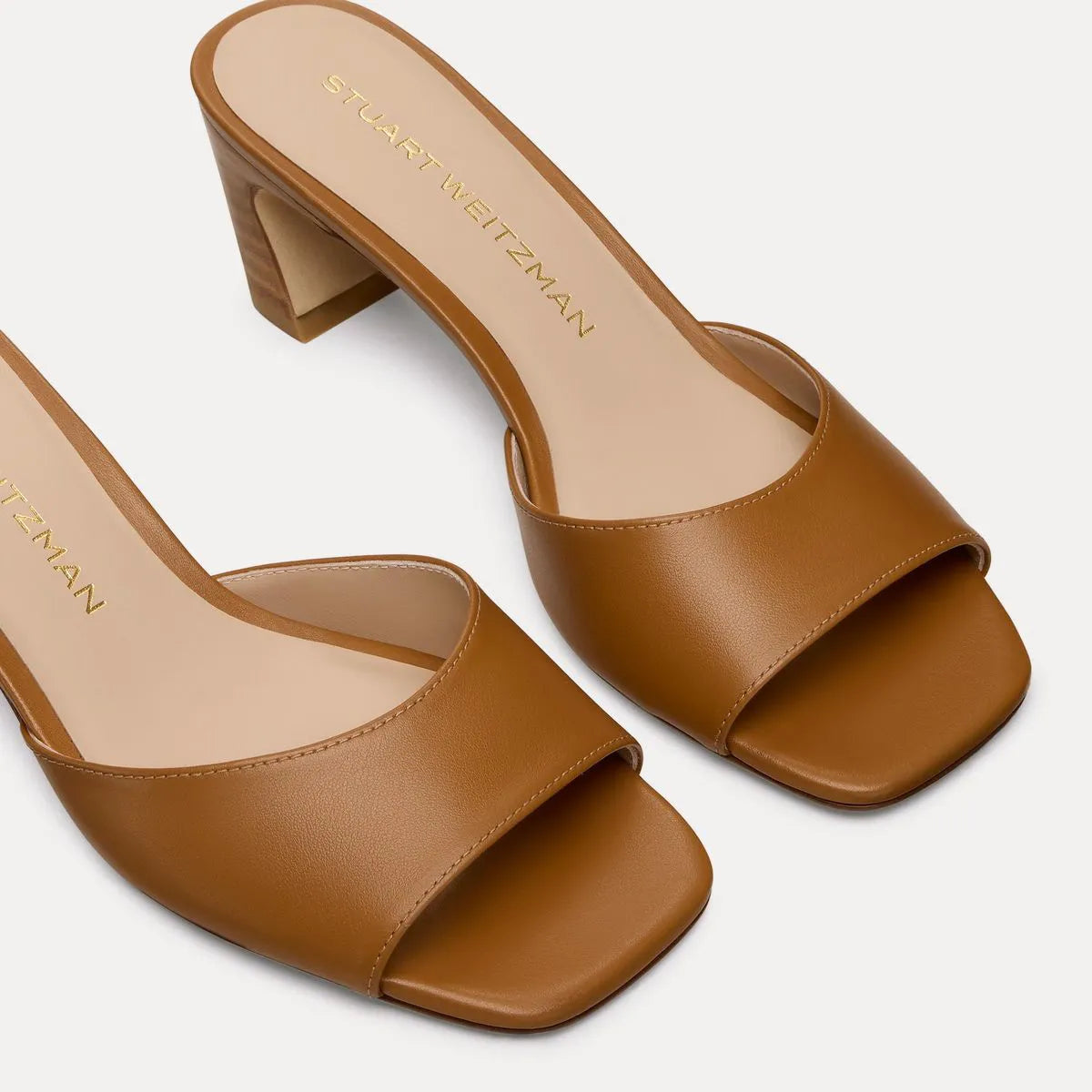 Stassi Slide Sandal 50 - Boho Tan/Camel Brown Leather