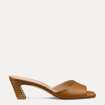 Stassi Slide Sandal 50 - Boho Tan/Camel Brown Leather