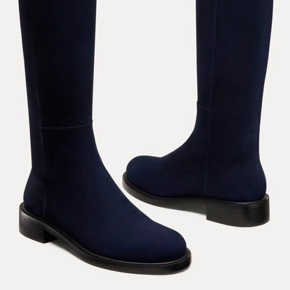 5050 Gisele Knee-High Boot - Nice Blue/Black Suede