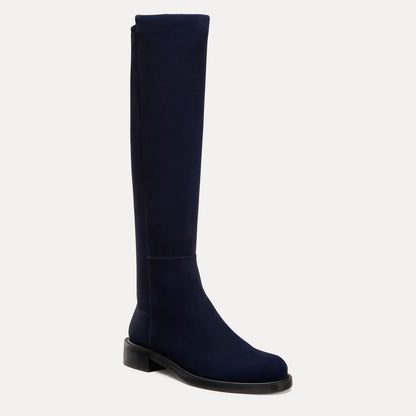 5050 Gisele Knee-High Boot - Nice Blue/Black Suede