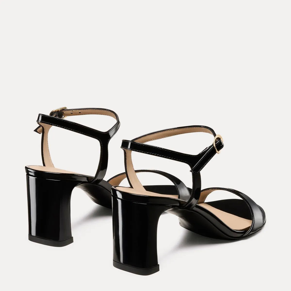 Babette Block Heel Pump 60 - Black Patent Leather