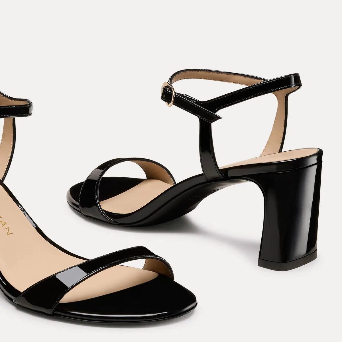 Babette Block Heel Pump 60 - Black Patent Leather