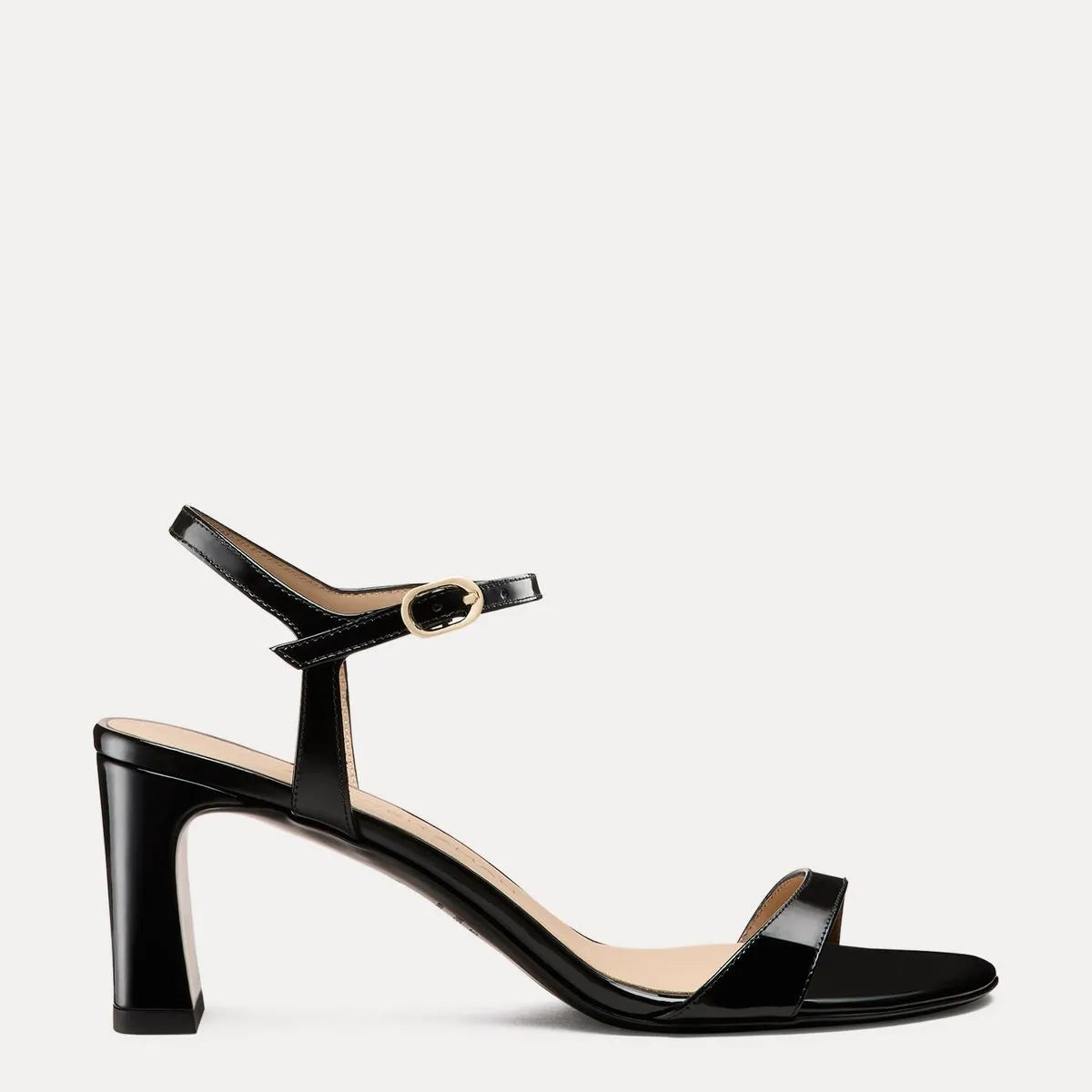 Babette Block Heel Pump 60 - Black Patent Leather