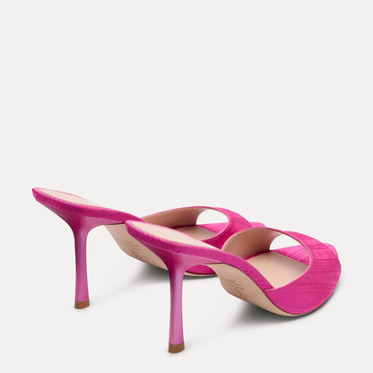 Lexington Mule 85 - Sunset Pink Fabric
