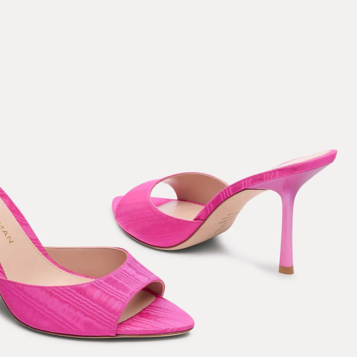 Lexington Mule 85 - Sunset Pink Fabric