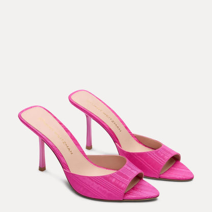Lexington Mule 85 - Sunset Pink Fabric