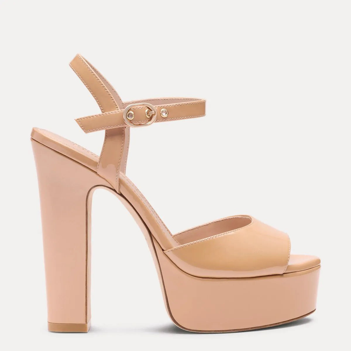 Reade Platform Sandal - Adobe Pearlized Patent