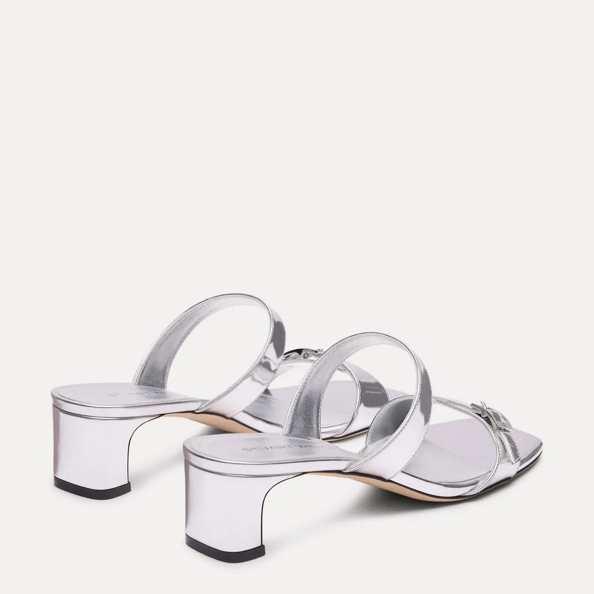 Baby Babette Slide Sandal - Silver Leather