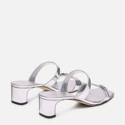 Baby Babette Slide Sandal - Silver Leather