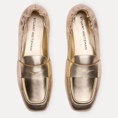 Bryant Loafer - Light Gold Leather