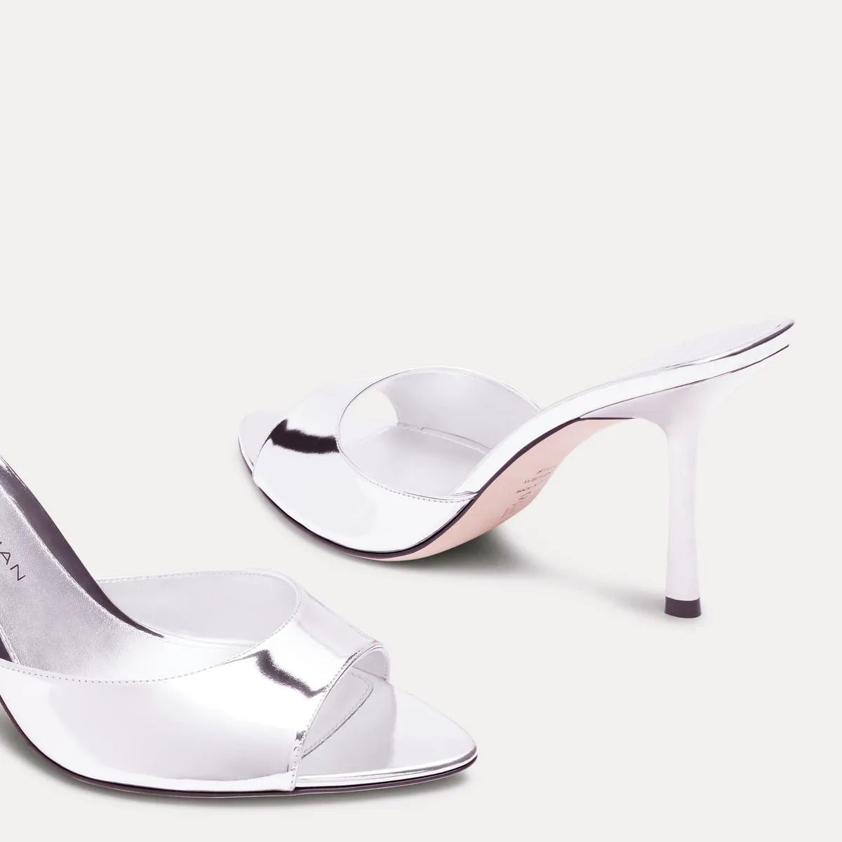 Lexington Mule 85 - Silver Leather