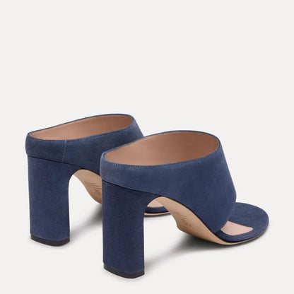 Babette Thong Sandal 85 - Stormy Blue Suede