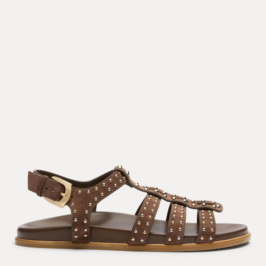 Perry Fisherman Sandal - Cigar Brown Suede