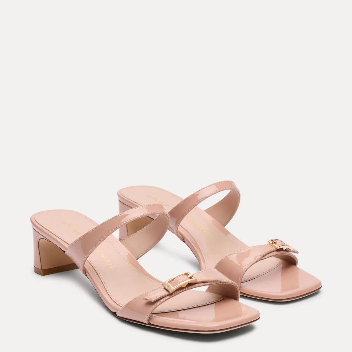 Baby Babette Slide Sandal - Blushful Beige Patent Leather