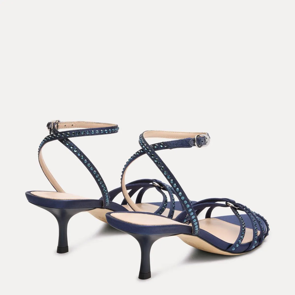 Carlyle Sandal 50 - River Blue Satin