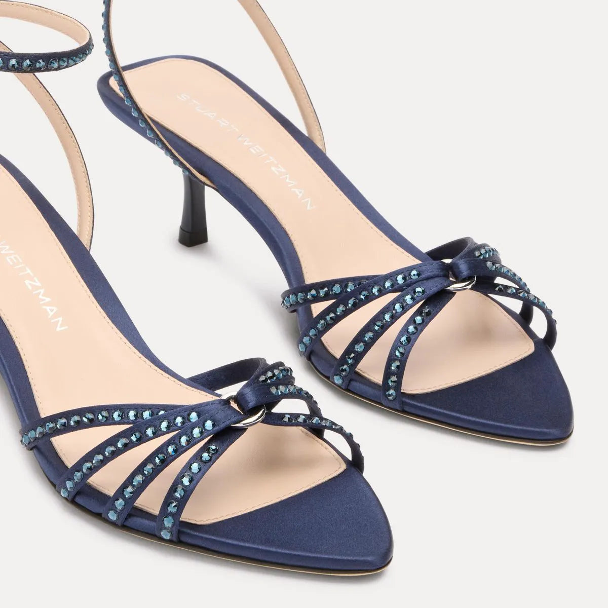 Carlyle Sandal 50 - River Blue Satin