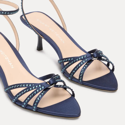 Carlyle Sandal 50 - River Blue Satin