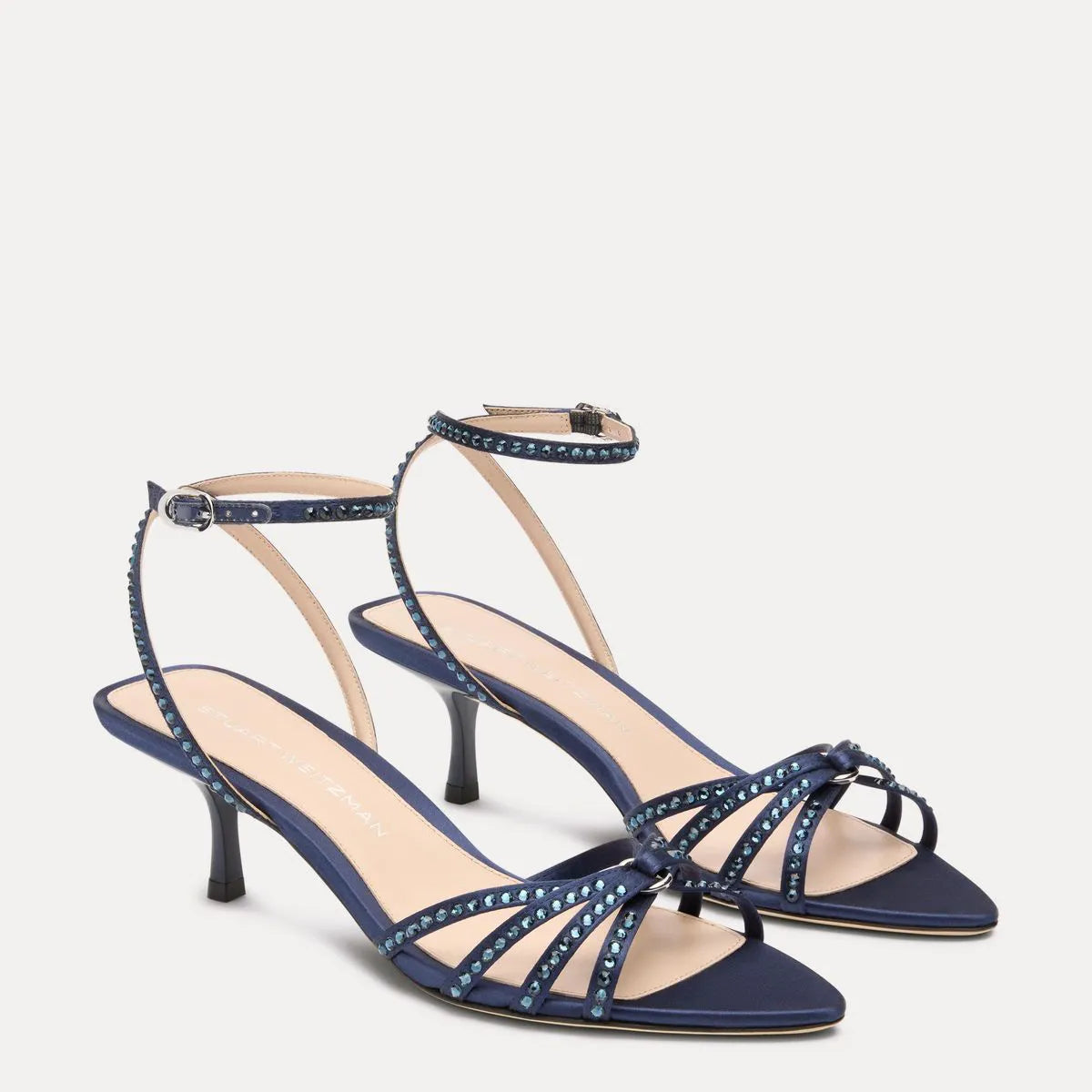 Carlyle Sandal 50 - River Blue Satin