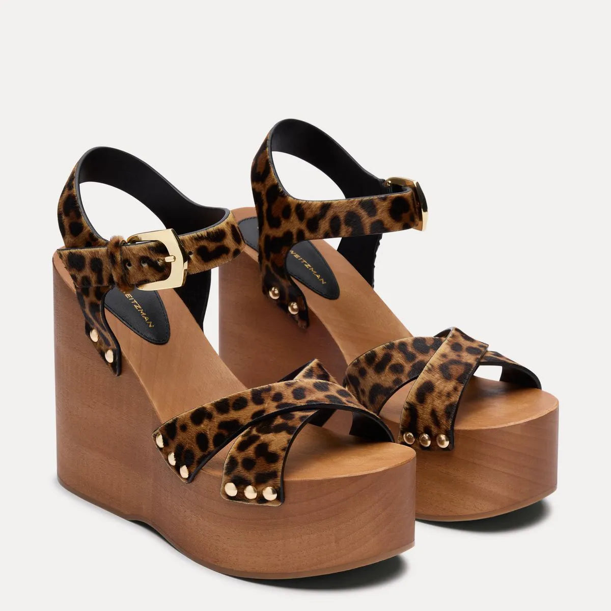 Kate Clog Sandal - Leopard-Print Calf Hair