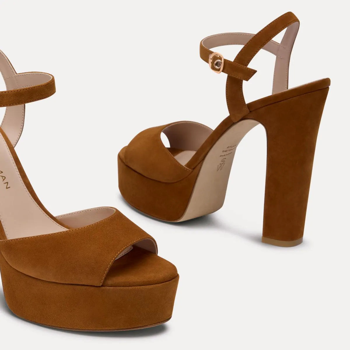 Reade Platform Sandal - Boho Tan Suede